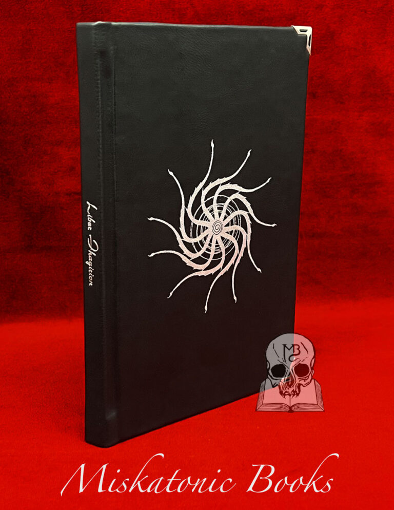 LIBER THAGIRION: The Draconian Grimoire of the Black Sun by Asenath Mason - DELUXE Leather Bound Limited Edition Hardcover with Altar Cloth