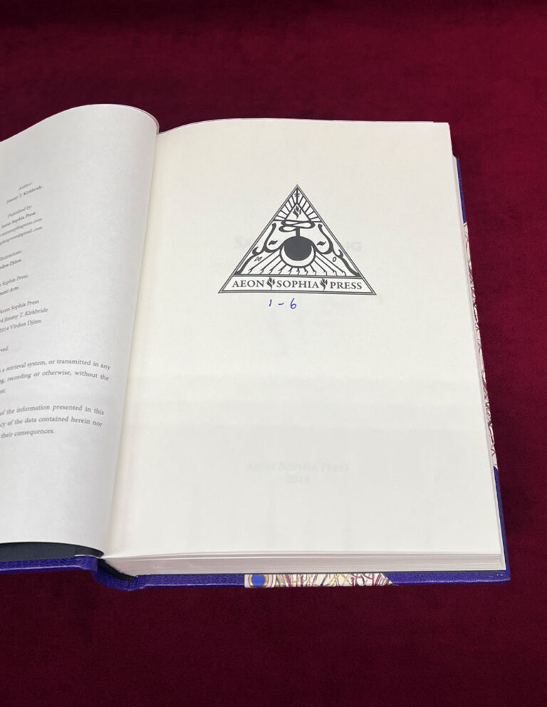 SATURN RISING by J.T. Kirkbride - Deluxe Leather Bound DEVOTEE Edition in Custom Traycase (This is #1 of 6) - Image 2