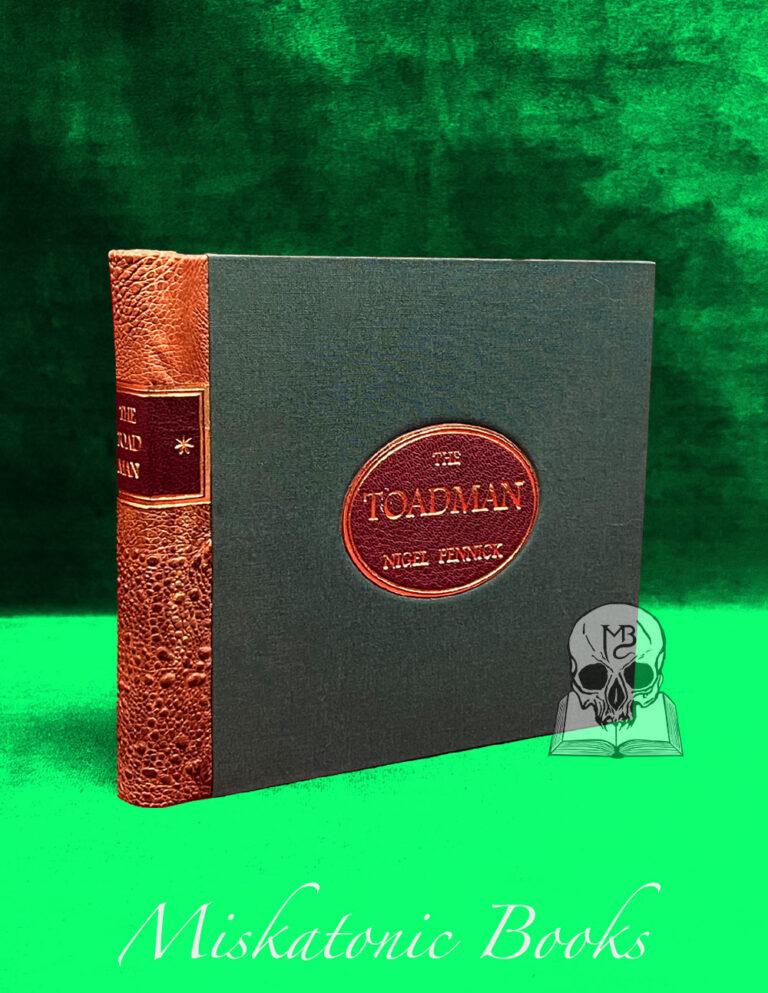 THE TOADMAN by Nigel Pennick - X Series Bound in Quarter Toadskin, Association Copy