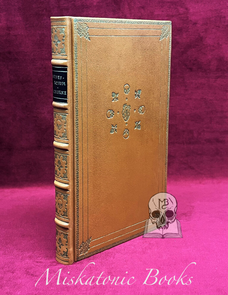 VENEFICIUM: Magic, Witchcraft and the Poison Path by Daniel A. Schulke - First Edition Hardcover Privately Bound in Leather by Nate McCall