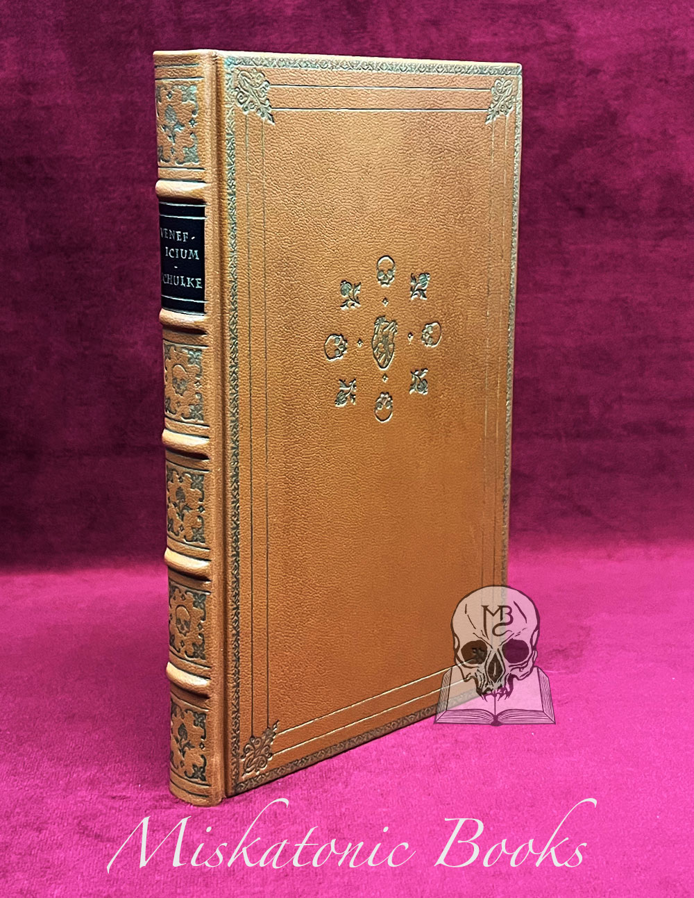 VENEFICIUM: Magic, Witchcraft and the Poison Path by Daniel A. Schulke - First Edition Hardcover Privately Bound in Leather by Nate McCall