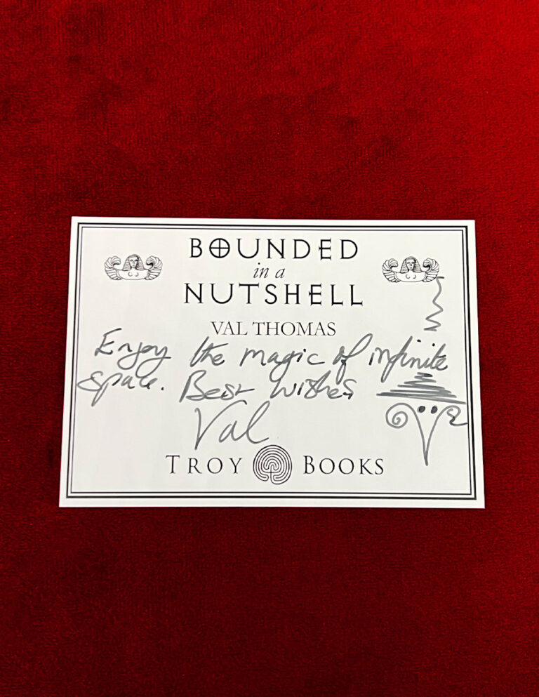 BOUNDED IN A NUTSHELL: Lockdown, Magic and Infinite Space by Val Thomas - Special Limited Edition Hardcover - Image 2