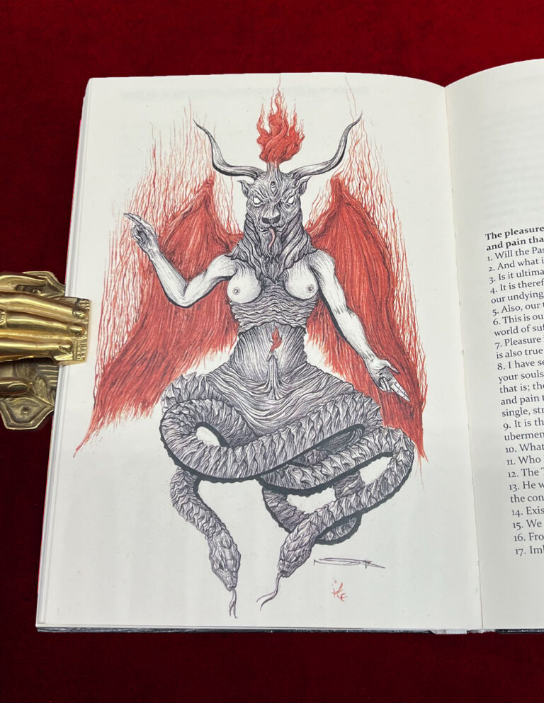 DIABOLIC GNOSTICISM by Frater Kafyrfos (Deluxe Leather Bound Limited Edition) Black Sun Edition - Image 3