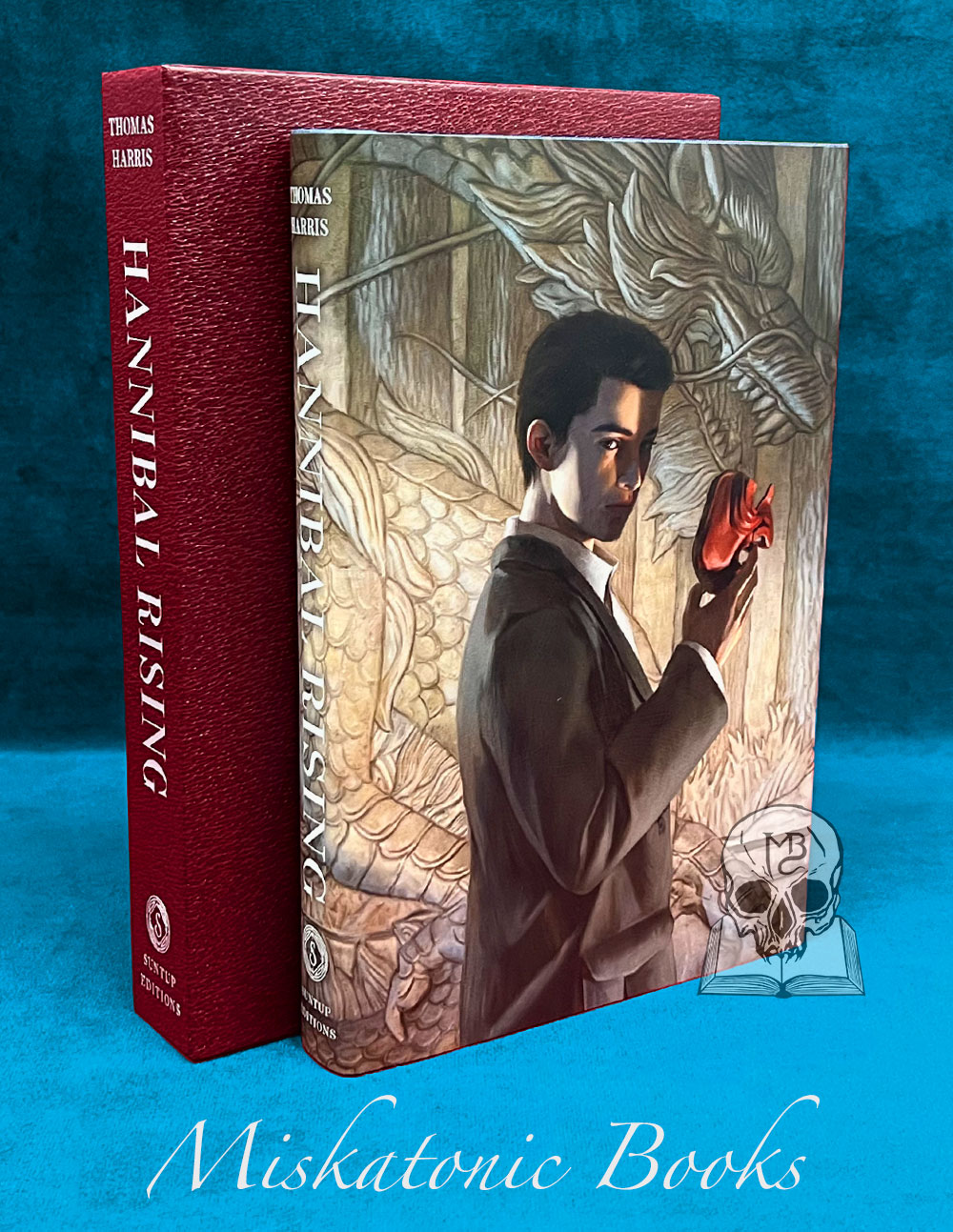 HANNIBAL RISING by Thomas Harris - SIGNED Limited Artist Edition in Custom Slipcase