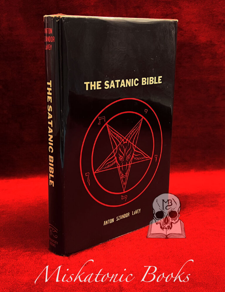 THE SATANIC BIBLE by Anton Szandor LaVey - First Edition Hardcover