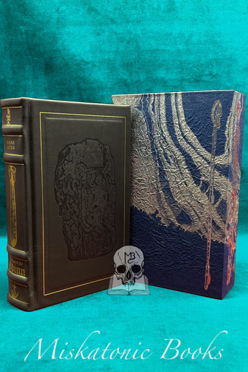 The Search for Óðinn: From Pontic Steppe to Sutton Hoo  Volume III  of the  Óðinn Trilogy by Shani Oates (Signed Deluxe Artisanal Edition with 24k Gold Leaf Foredges in Custom Slipcase)