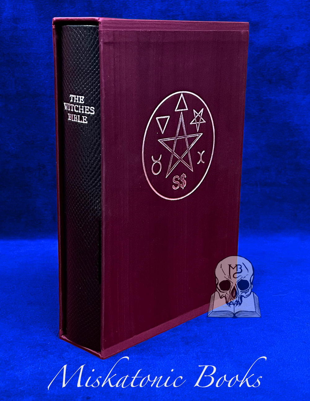 THE WITCHES BIBLE: The Complete Witches' Handbook by Stewart Farrar & Janet Farrar - Deluxe Leather Bound Limited Edition Hardcover in Custom Slipcase