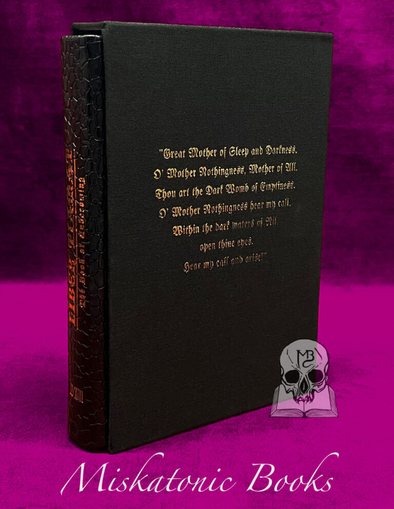 LIBER TIAMAT: The Book of Unbecoming by XI/XIII - Deluxe Leather Bound Limited Edition Hardcover in Custom Slipcase - Image 2