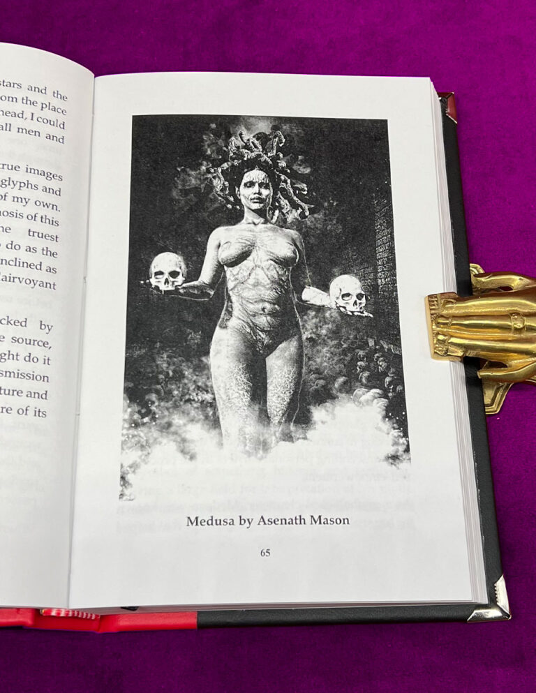 QLIPHOTH Opus XI edited by Edgar Kerval - Deluxe Leather Bound Edition with Altar Cloth - Image 2