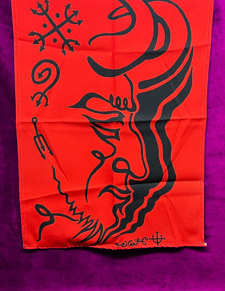 QLIPHOTH Opus XI edited by Edgar Kerval - Deluxe Leather Bound Edition with Altar Cloth - Image 3