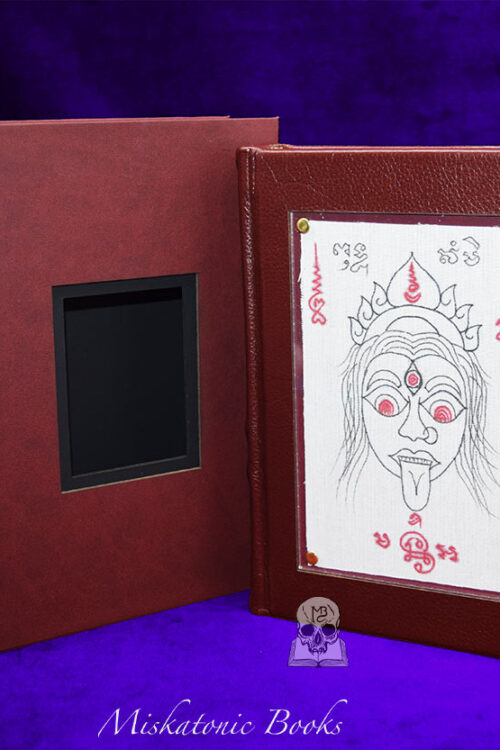 THAI OCCULT 2: Regions of Power by Jenx - Deluxe Leather Bound Limited Edition with Genuine Yantra and Hand Drawn Kali on Real Death Shroud