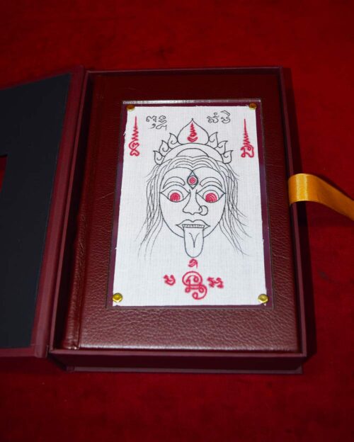 THAI OCCULT 2: Regions of Power by Jenx - Deluxe Leather Bound Limited Edition with Genuine Yantra and Hand Drawn Kali on Real Death Shroud - Image 3