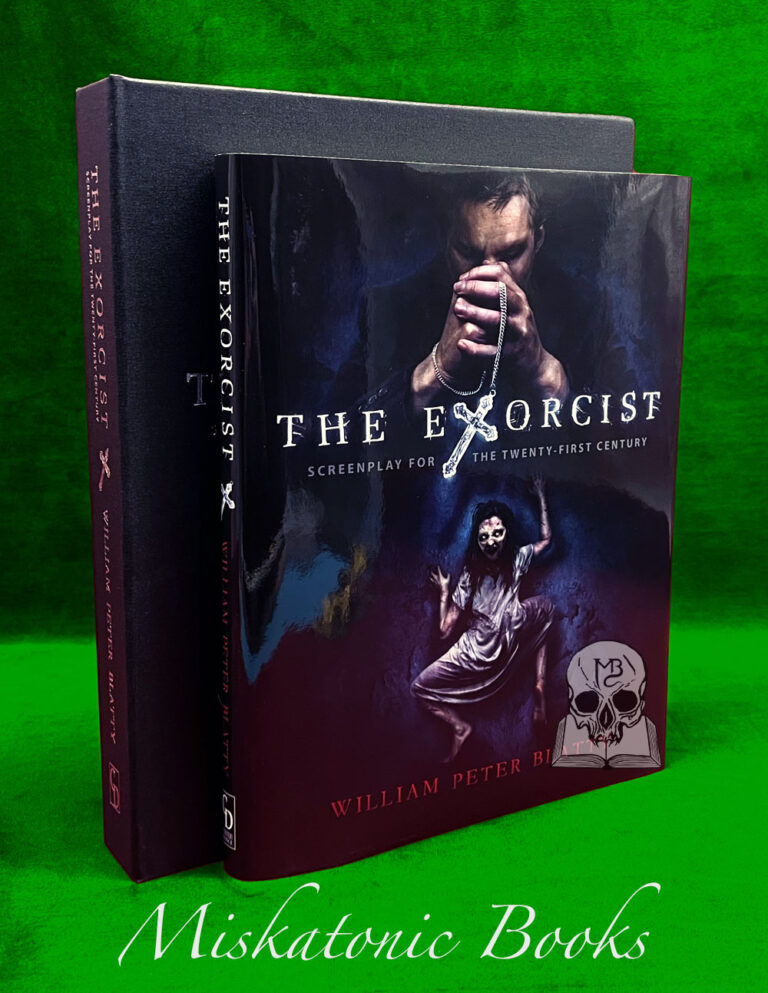 The Exorcist Screenplay For the 21st Century by William Peter Blatty - SIGNED Deluxe Leather Bound Lettered Edition in Clamshell Box