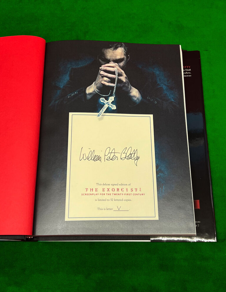 The Exorcist Screenplay For the 21st Century by William Peter Blatty - SIGNED Deluxe Leather Bound Lettered Edition in Clamshell Box - Image 3