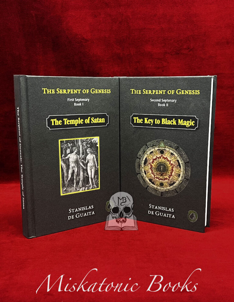 THE SERPENT OF GENESIS 2 volume set by Stanislas de Guaita - Hardcover Edition