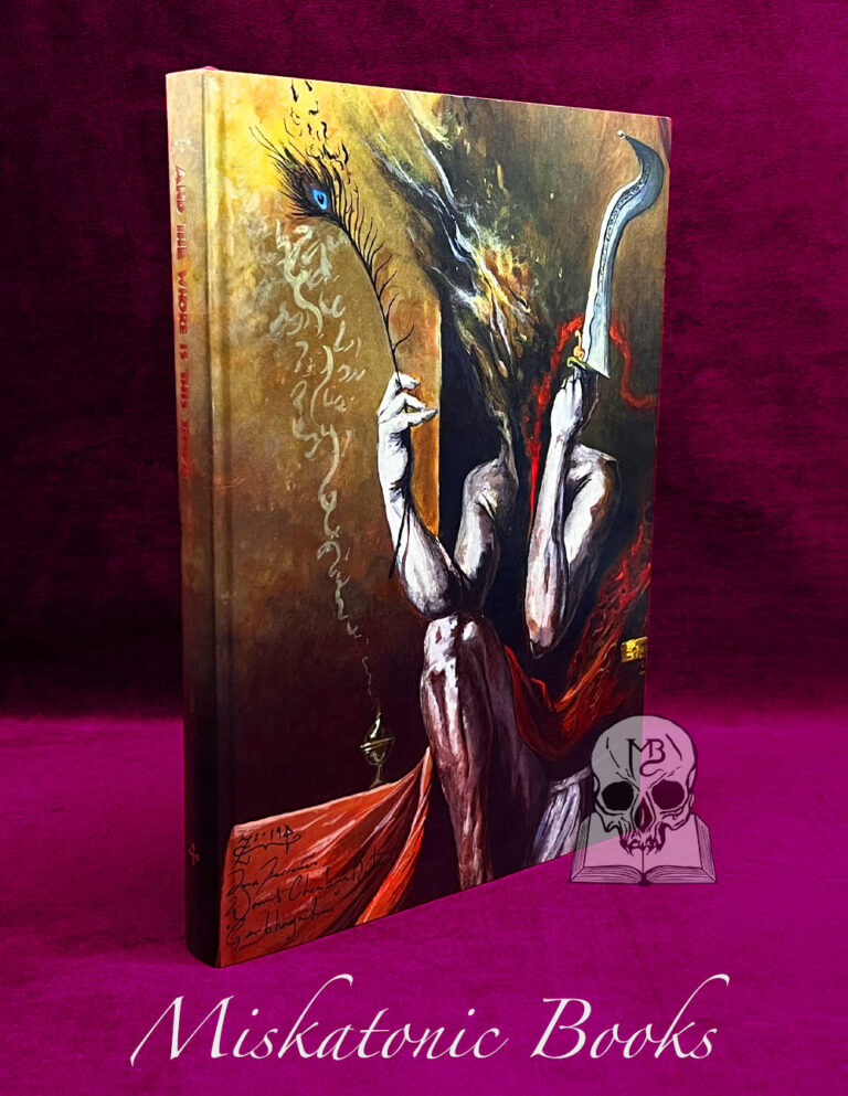 THE WHORE IS THIS TEMPLE edited by Nameless, With Art and Illustrations by David Herrerias -  Limited Edition Hardcover