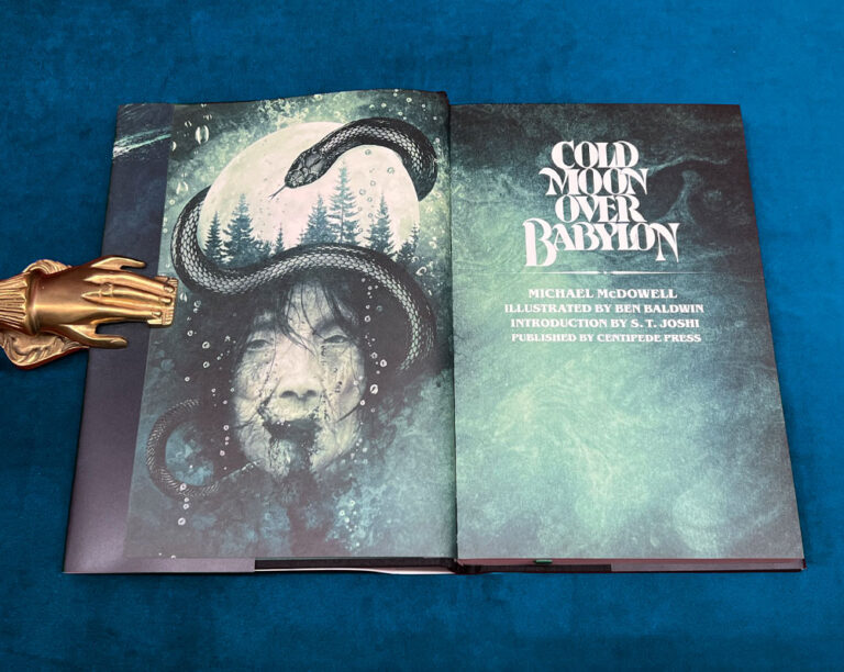 COLD MOON OVER BABYLON by Michael McDowell - Signed Limited Edition Hardcover - Image 2