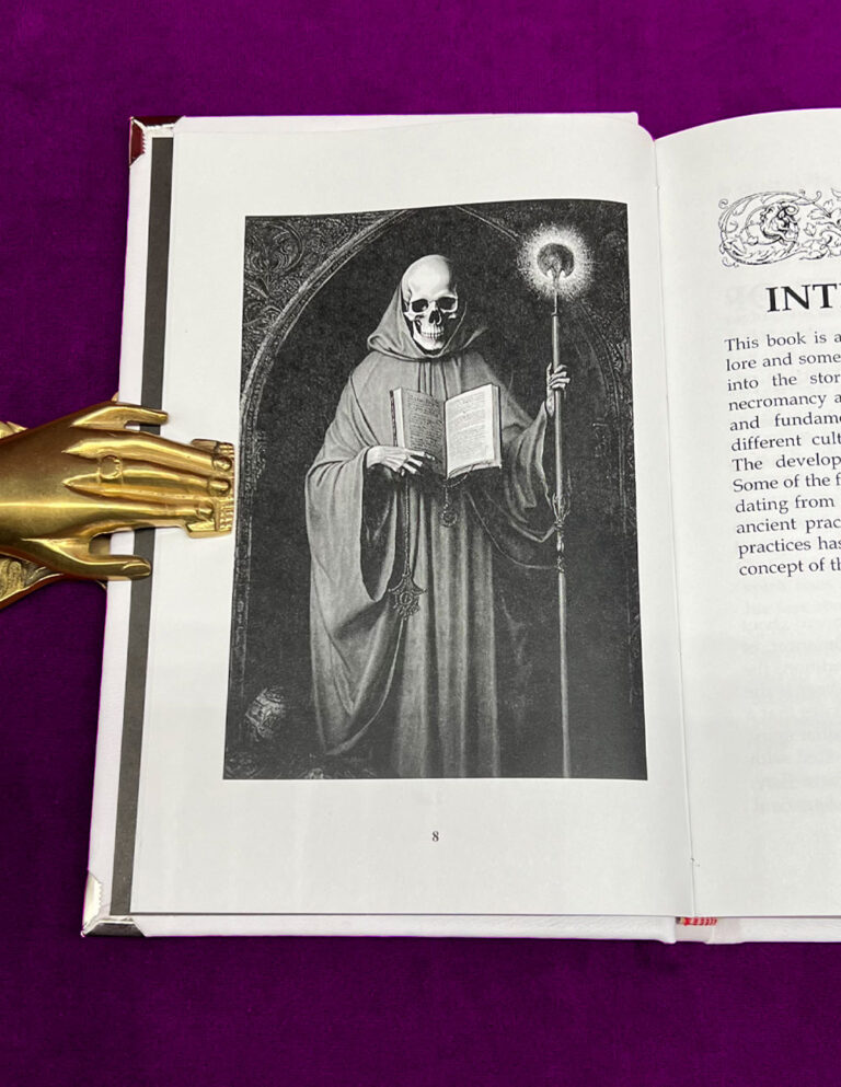 NECROMANTEIA III: Necromancer’s Lore by Shawn Frix - Deluxe Leather Bound Limited Edition with Altar Cloth - Image 2