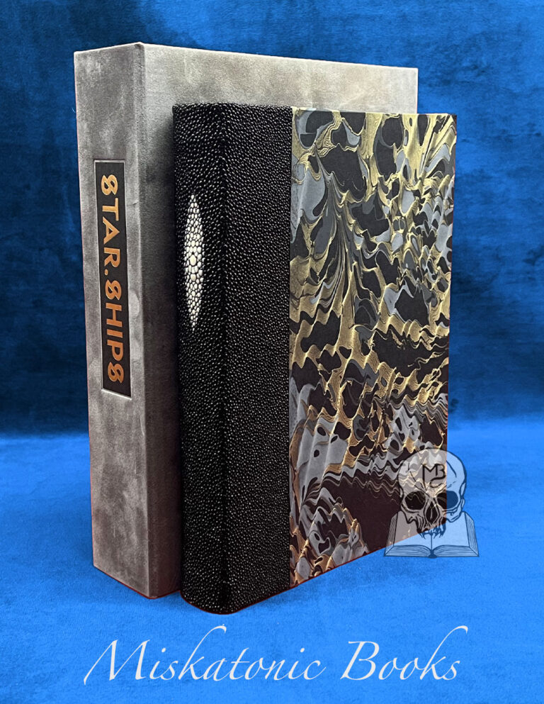 STAR SHIPS by Gordon White - Deluxe Half-Bound in Black Stingray in Custom Solander Box