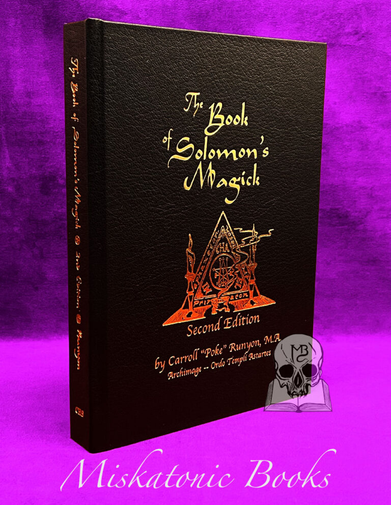 THE BOOK OF SOLOMON'S MAGICK 2nd Edition by Carroll Poke Runyon - Hardcover Edition