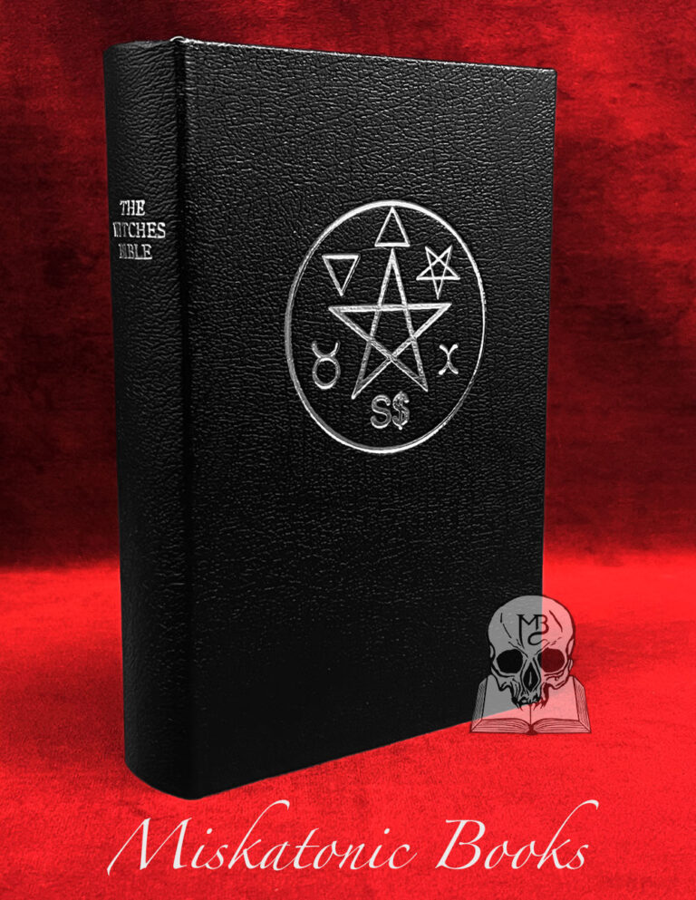 THE WITCHES BIBLE: The Complete Witches' Handbook by Stewart Farrar & Janet Farrar - Covenstead Edition Bound in Leather Limited Edition Hardcover