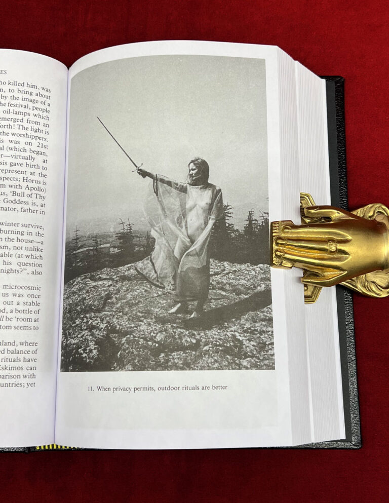 THE WITCHES BIBLE: The Complete Witches' Handbook by Stewart Farrar & Janet Farrar - Covenstead Edition Bound in Leather Limited Edition Hardcover - Image 4
