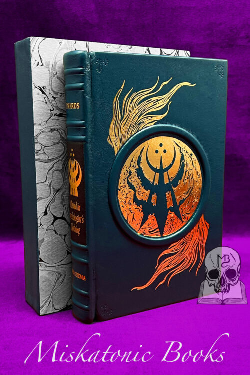 A DRUID IN PSYCHOLOGIST'S CLOTHING by Ian C. Edwards, PhD - Deluxe Leather Bound in Custom Slipcase Artisanal Edition