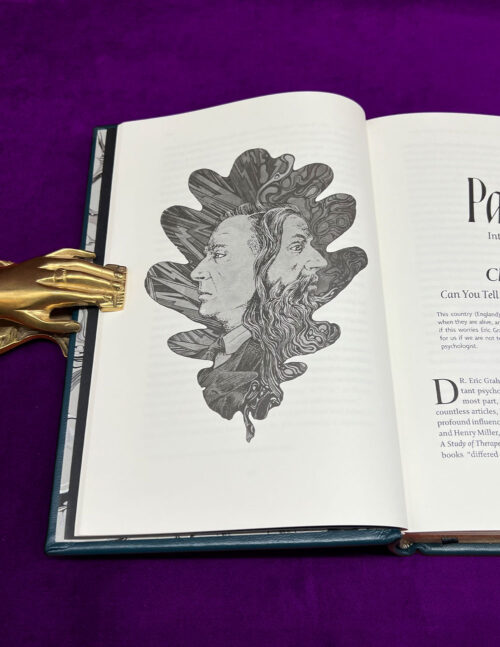 A DRUID IN PSYCHOLOGIST'S CLOTHING by Ian C. Edwards, PhD - Deluxe Leather Bound in Custom Slipcase Artisanal Edition - Image 2