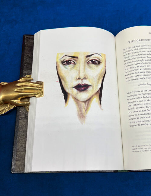 HEKATE: The Crossroads Dark Goddess by Idlu Lili Regulus - Deluxe Leather Bound Limited Edition of only 11 copies - Image 6