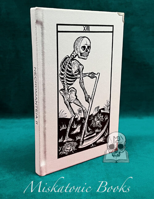 NECROMANTEIA Vol 2 "Necrosophy: Knowledge of the Dead" by Shawn Frix - Deluxe Leather Bound Edition with Altar Cloth