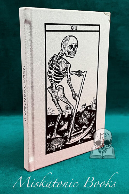NECROMANTEIA Vol 2 "Necrosophy: Knowledge of the Dead" by Shawn Frix - Deluxe Leather Bound Edition with Altar Cloth