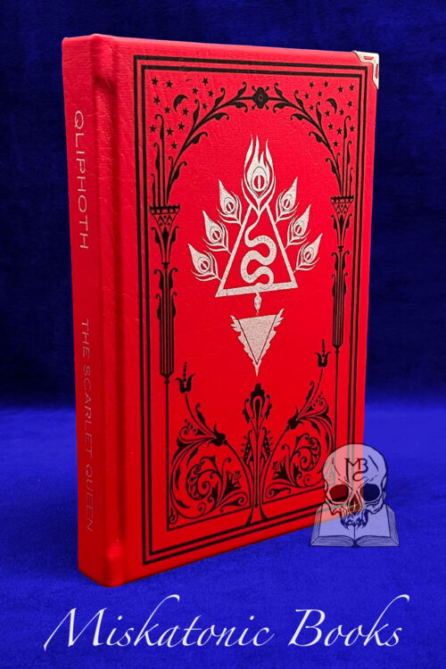 QLIPHOTH: The Scarlet Queen (Opus X) with multiple authors - Deluxe Leather Bound Edition Hardcover Altar Cloth