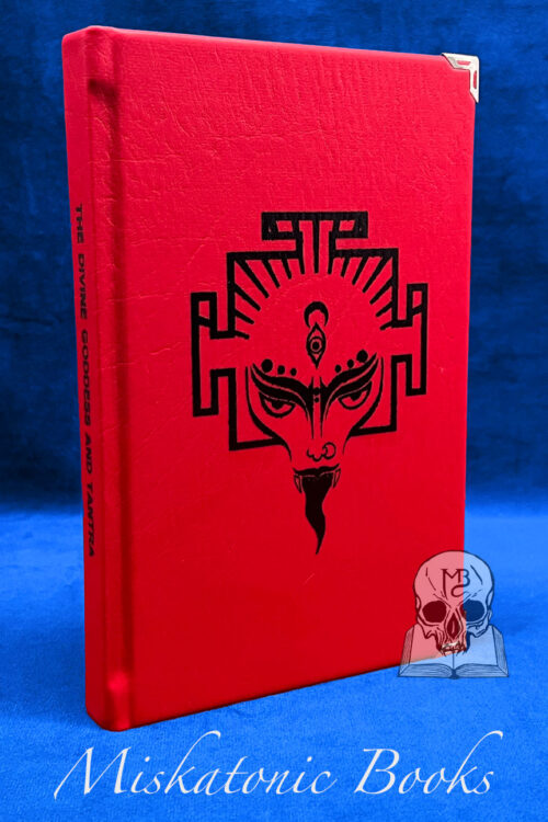 THE DIVINE GODDESS AND TANTRA by Raven Stronghold - Deluxe Leather Bound Limited Edition Hardcover with Kali Flag
