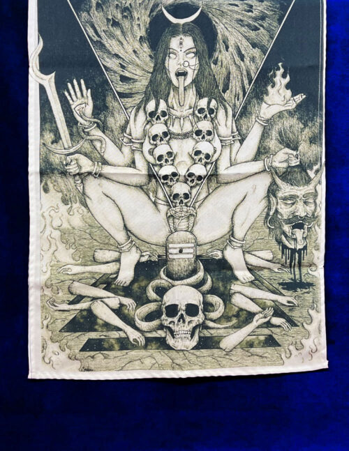 THE DIVINE GODDESS AND TANTRA by Raven Stronghold - Deluxe Leather Bound Limited Edition Hardcover with Kali Flag - Image 2