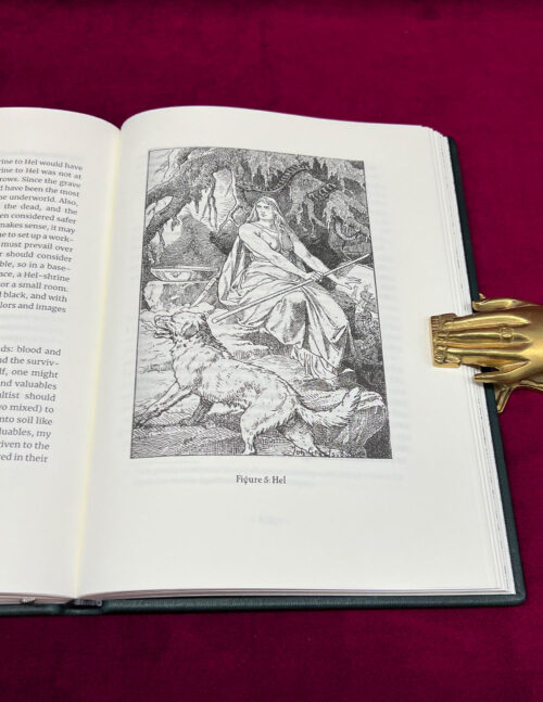 UNDERWORLD: A Practical Guide to Necromancy by Sepulcher Society forward by Tomas Vincente - DELUXE Leather Bound Auric Edition in Custom Slipcase - Image 3