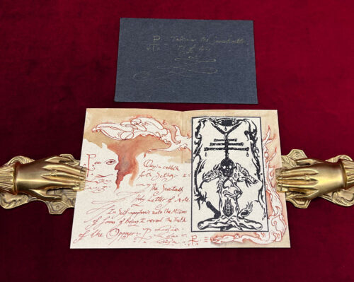 AZOETIA: Sethos Edition by Andrew Chumbley - Deluxe SIGNED Quarter Bound in Goatskin in Custom Slipcase with Talismanic Card - Image 2