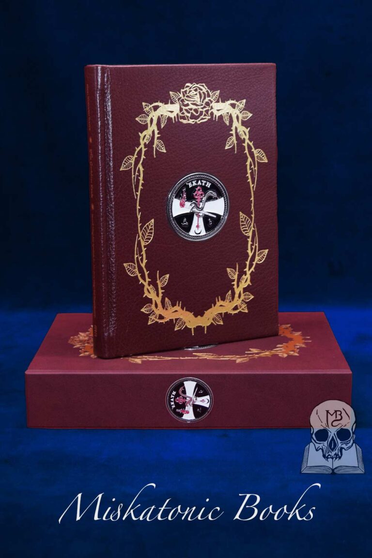 THE GODDESS SEALS: Sacred Magickal Symbols for Modern Magickal Practitioners by Nikki Wardwell Sleath - Deluxe Leather Bound Limited Edition Hardcover in Clamshell Box