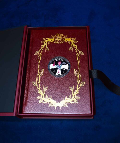 THE GODDESS SEALS: Sacred Magickal Symbols for Modern Magickal Practitioners by Nikki Wardwell Sleath - Deluxe Leather Bound Limited Edition Hardcover in Clamshell Box - Image 4