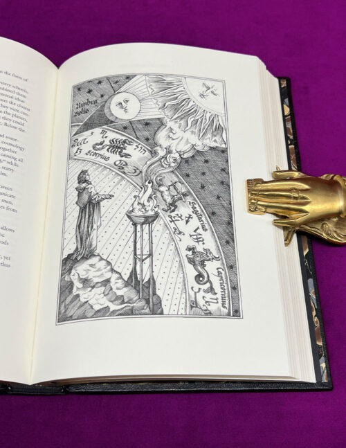 HOLY DAIMON by Frater Acher - Deluxe Leather Bound Limited Edition Hardcover 2nd Edition in Custom Marbled Slipcase - Image 3
