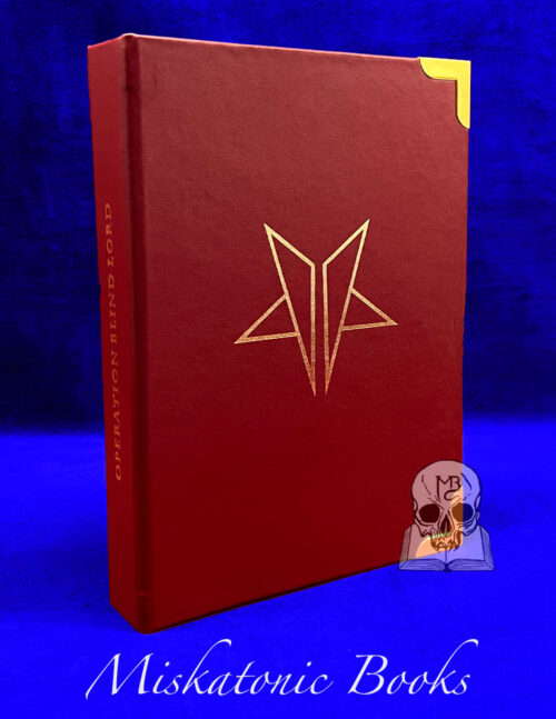 OPERATION BLIND LORD by Dictus Rex Genus Astrum - Deluxe Leather Bound Limited Edition in Custom Traycase (Reptilian Edition) - Image 2