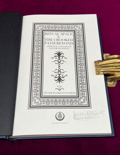 RITUAL SPACE AND THE CROOKED PATH BEYOND Vol 2 by Peter Hamilton-Giles - SPECIAL Signed Limited Edition Hardcover - Image 2