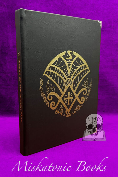 WHISPERS OF THE HIDDEN PATH By Sean Woodward - Deluxe Leather Bound Limited Edition Hardcover with CD