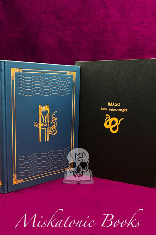 IMAGO: BODY. VISION. MAGICK By Robert H. Allen - Deluxe Leather Bound Auric Limited Edition in Custom Slipcase (Water)
