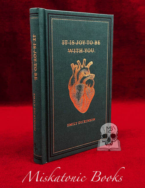 IT IS A JOY TO BE WITH YOU by Emily Dickinson - Hardcover Edition