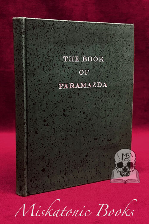 THE BOOK OF PARAMAZDA by Anonymous - Extremely Rare Deluxe Leather Bound Limited Edition of Only 28 Copies.