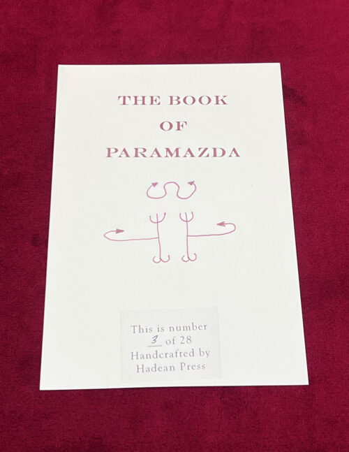 THE BOOK OF PARAMAZDA by Anonymous - Extremely Rare Deluxe Leather Bound Limited Edition of Only 28 Copies. - Image 2