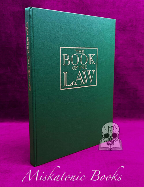 THE BOOK OF THE LAW by Aleister Crowley: Illuminated Edition - Limited Edition Hardcover