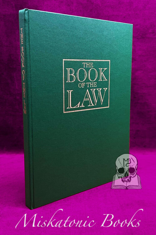 THE BOOK OF THE LAW by Aleister Crowley: Illuminated Edition - Limited Edition Hardcover