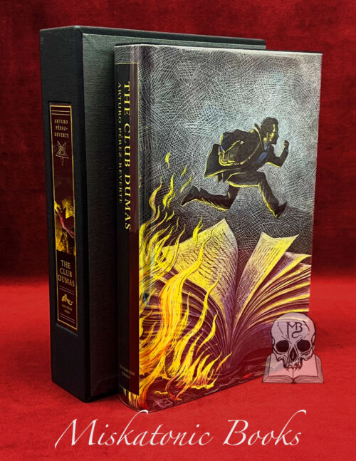 THE CLUB DUMAS by Arturo Perez-Reverte - Signed Limited Edition Hardcover in Custom Slicpase