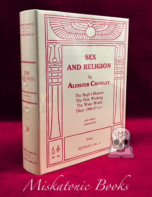 SEX & RELIGION by Aleister Crowley (First Edition Hardcover)